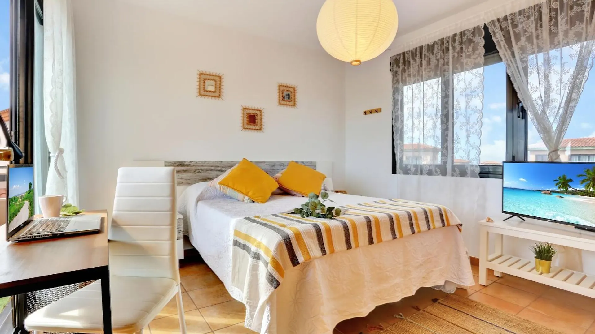 Villa La Torre Del Mar, Un Rincon En El Atlantico Lajares- Origomare - Remote Work